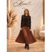 Sweter damski rozpinany z ozdobnymi falbankami