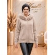 Sweter rozpinany na zamek z kapturem Sweter rozpinany na zamek z kapturem