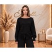 Komplet spodnie i sweter w frędzle. Komplet spodnie i sweter w frędzle.