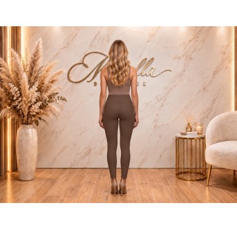 Legginsy damskie skórzane