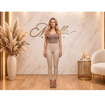 Legginsy damskie skórzane